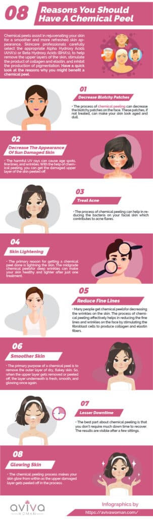 8 Reasons Chemical Peel Infographic