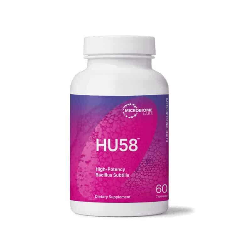 Microbiome Labs HU58 High Potency Bacillus Subtilis Dietary Supplement 60 Capsules